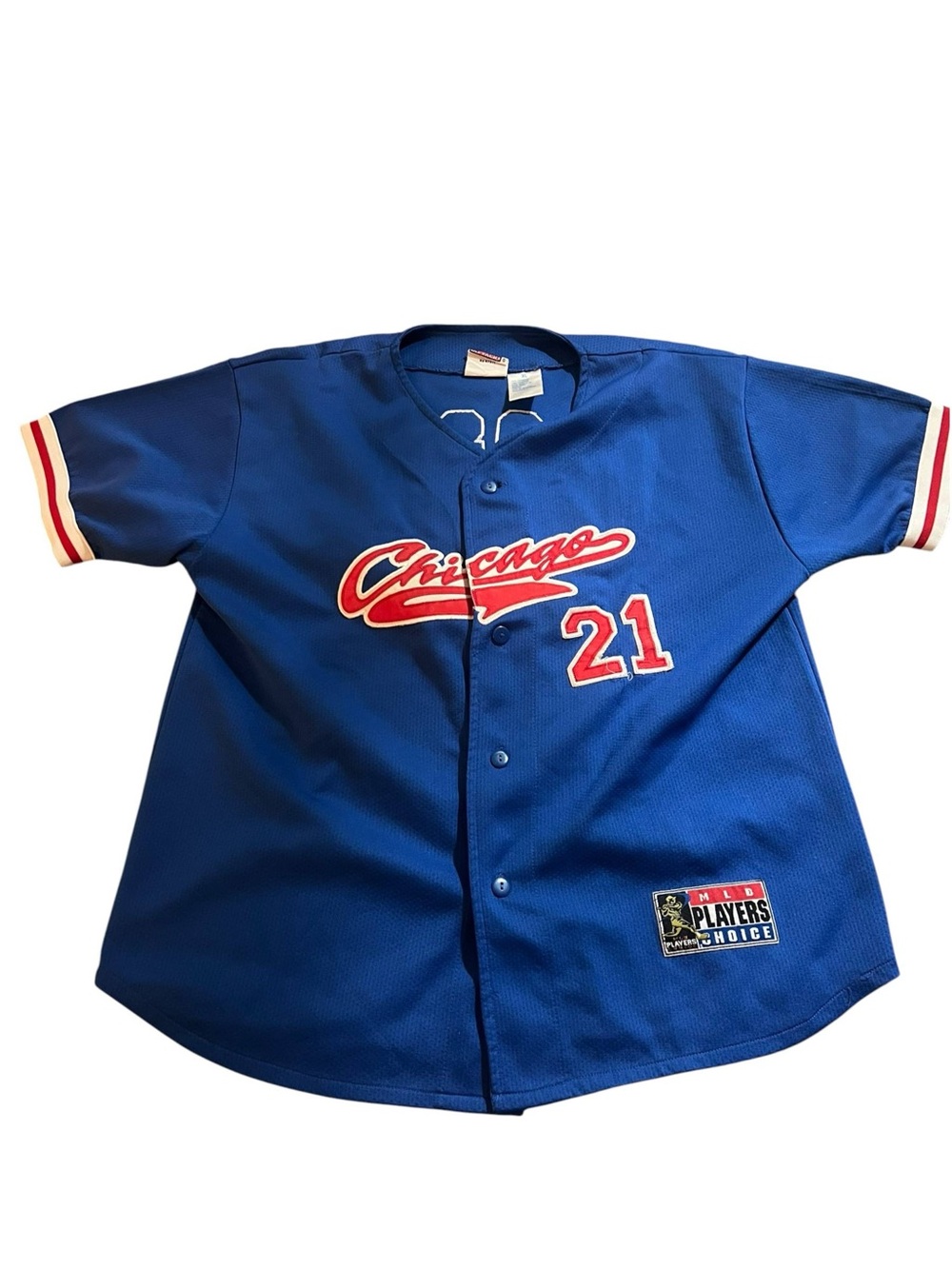 Sammy Sosa #21 Chicago Cubs MLB Jersey XL Size (208)
